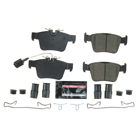 Powerstop FMSI Number D1989, Carbon Fiber Infused Ceramic, Set Of 4, With Hardware Z23-1989